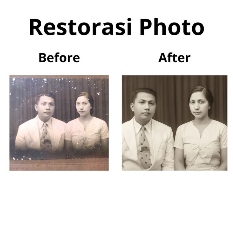 Before After Restorasi Photo