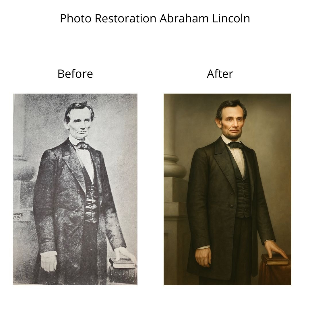 Another Restoration Project from the United States: Abraham Lincoln’s Historic Photograph Brought Back to Life