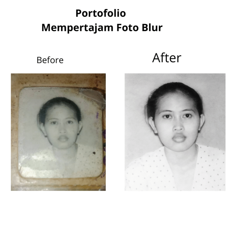 Portofolio Mempertajam Foto Blur