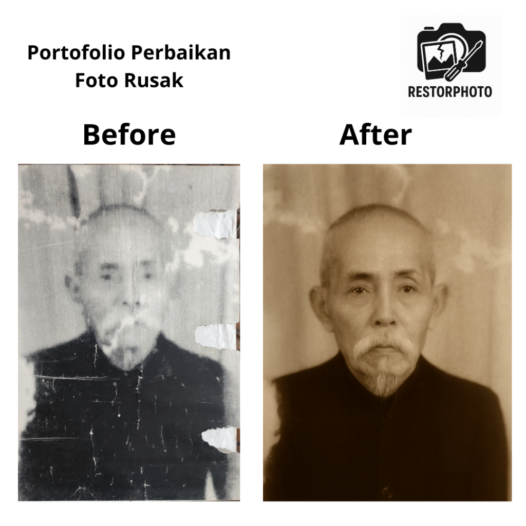Portofolio Perbaikan Foto Rusak