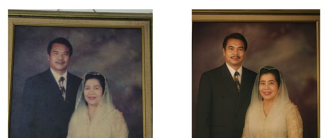 Portofolio Restorasi Foto Lama: Pasangan Suami Istri