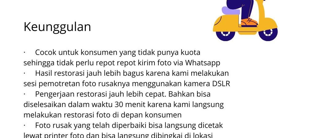 Inovasi Jasa Restorasi Foto Jemput Langsung ke Pelanggan