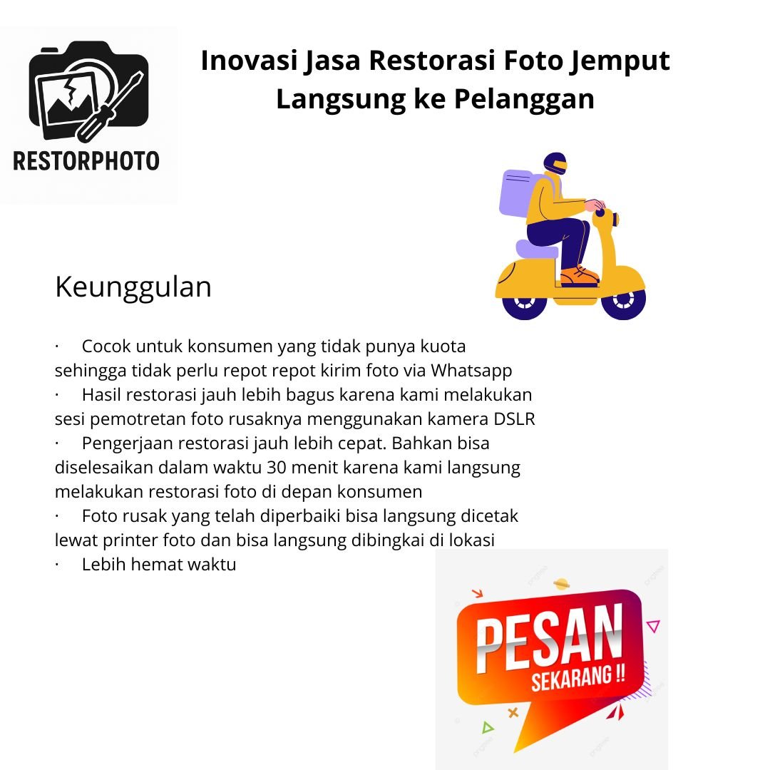 Inovasi Jasa Restorasi Foto Jemput Langsung ke Pelanggan