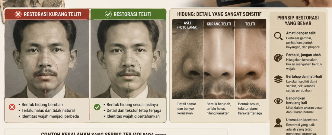 Mengatasi Kurang Teliti dalam Restorasi Foto